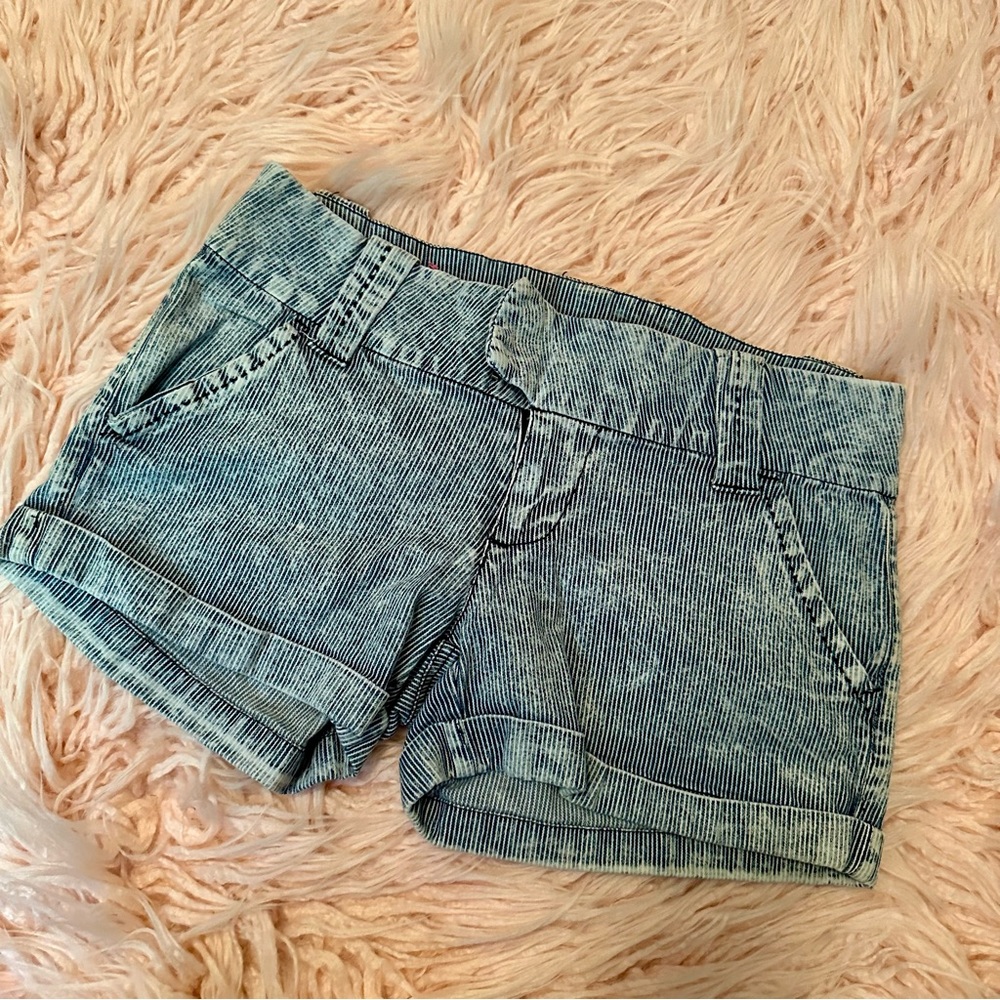 Railroad Striped Shorts